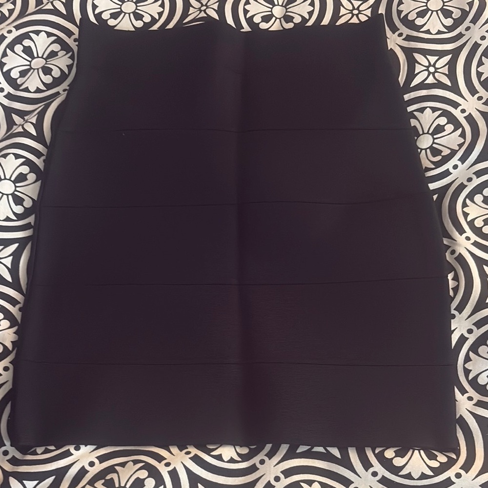 BCBGMaxAzria Black Pencil Mini Skirt Cocktail